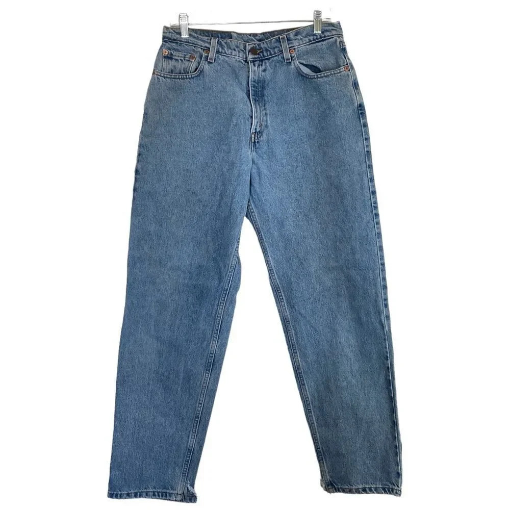 LEVI'S 560 Loose Fit Straight Leg Jeans Vtg Size 12 30x31 Light Wash 1998 90s